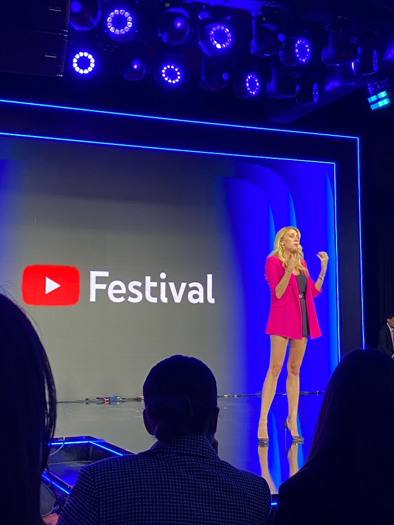 Garaj on stage at YouTube Festival